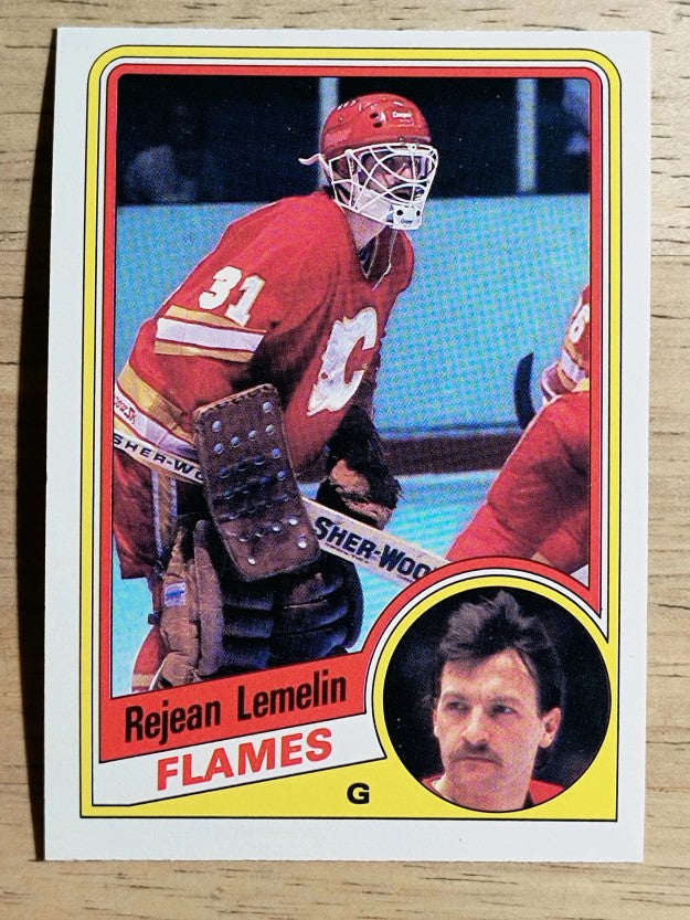 1984-85 O-Pee-Chee #228 Rejean Lemelin