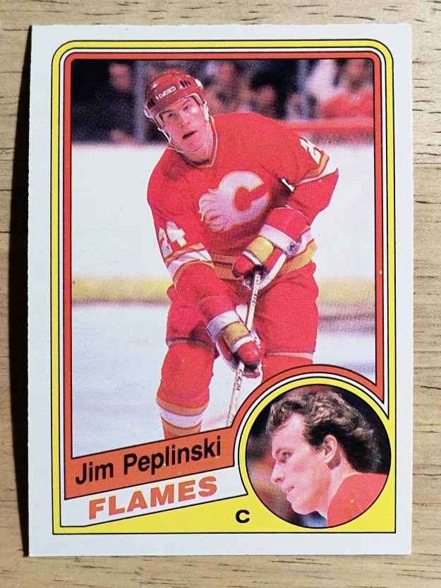 1984-85 O-Pee-Chee #233 Jim Peplinski