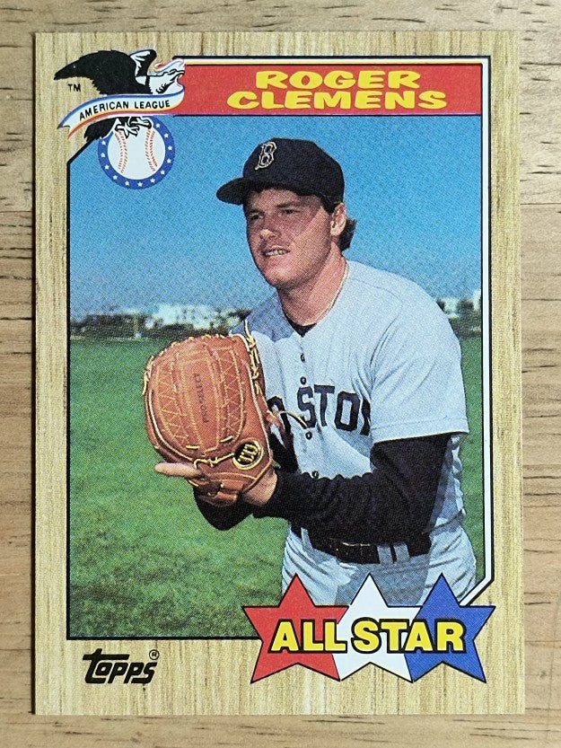 1987 Topps #614 Roger Clemens AS