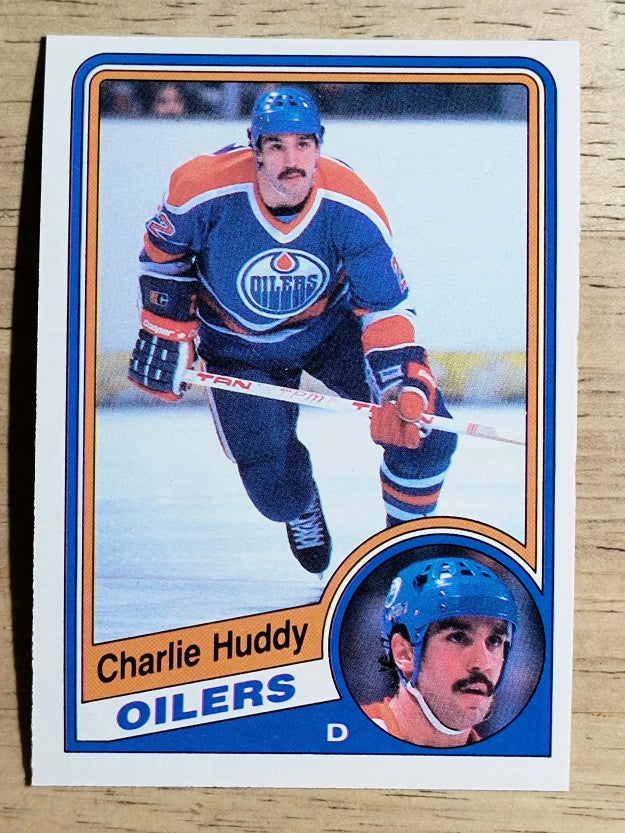 1984-85 O-Pee-Chee #244 Charlie Huddy