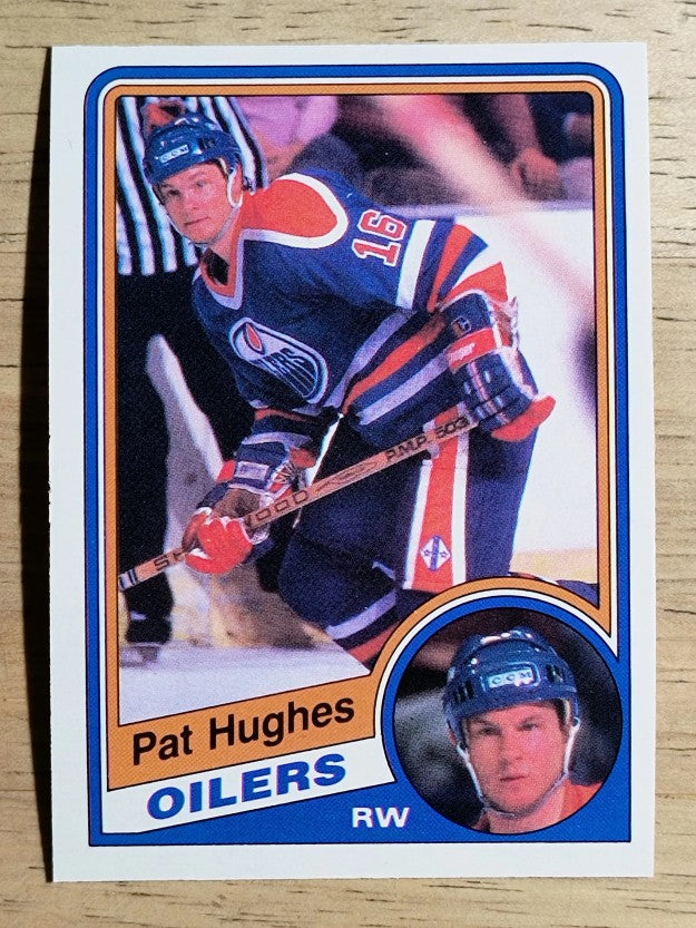 1984-85 O-Pee-Chee #245 Pat Hughes