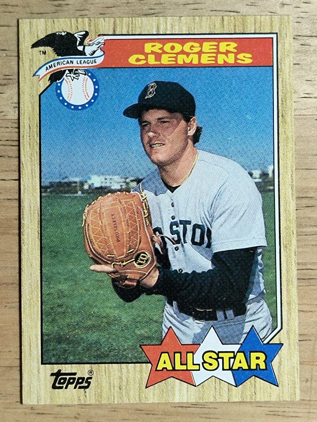 1987 Topps #614 Roger Clemens AS