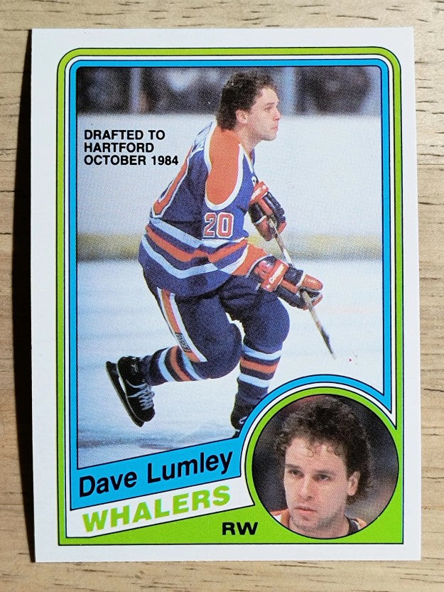 1984-85 O-Pee-Chee #252 Dave Lumley