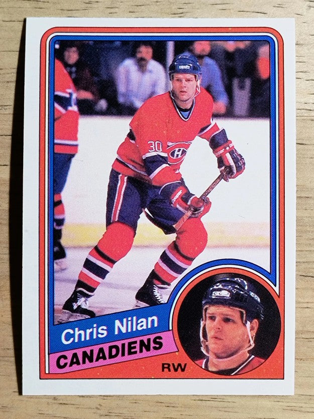 1984-85 O-Pee-Chee #268 Chris Nilan