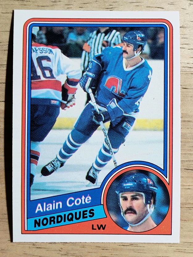 1984-85 O-Pee-Chee #278 Alain Cote