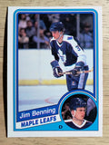 1984-85 O-Pee-Chee #296 Jim Benning