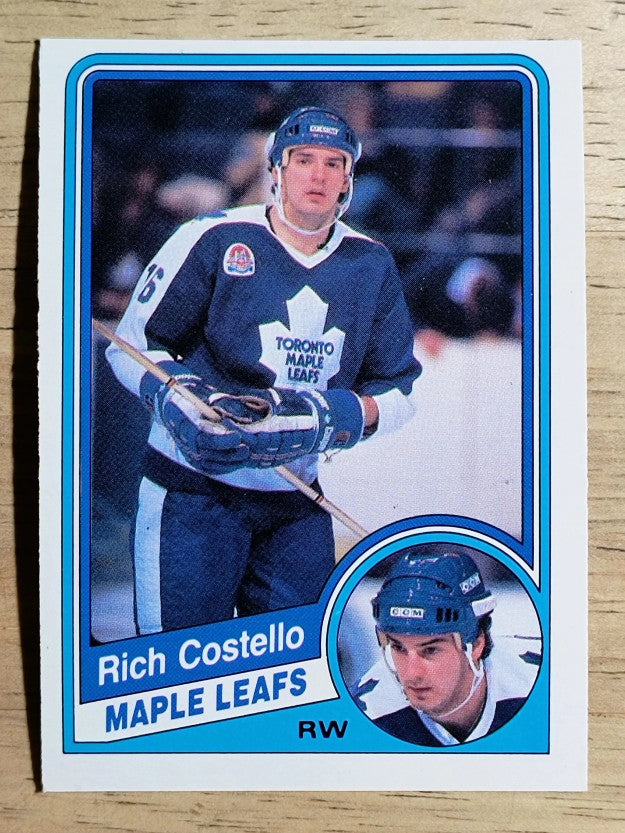 1984-85 O-Pee-Chee #298 Rich Costello RC
