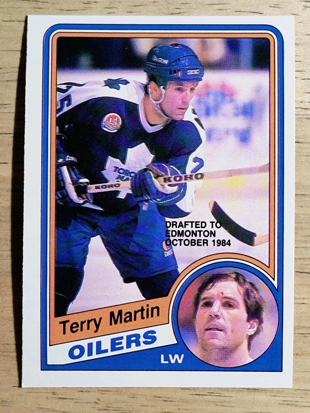 1984-85 O-Pee-Chee #306 Terry Martin