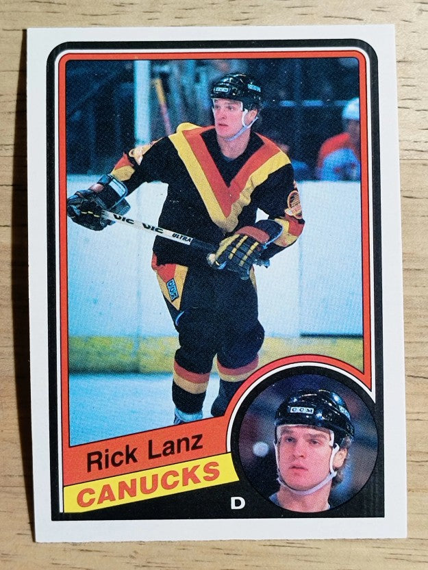 1984-85 O-Pee-Chee #321 Rick Lanz