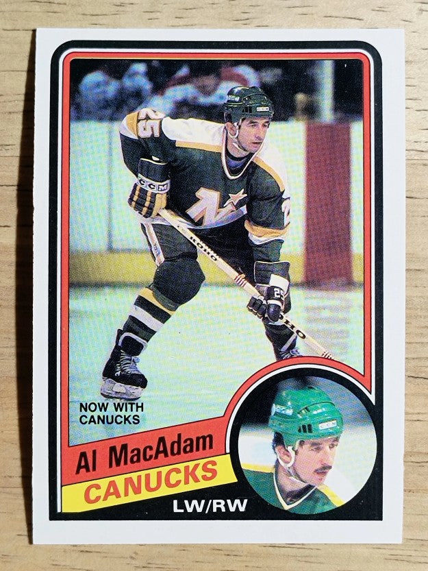 1984-85 O-Pee-Chee #324 Al MacAdam