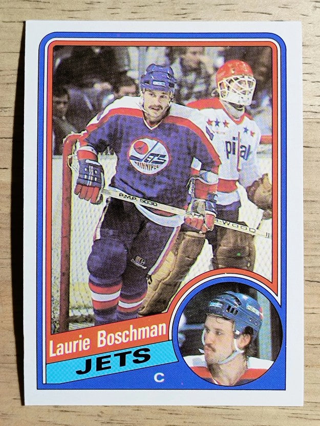 1984-85 O-Pee-Chee #335 Laurie Boschman