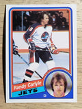 1984-85 O-Pee-Chee #337 Randy Carlyle