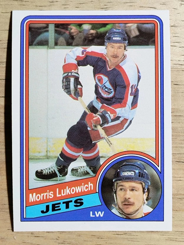 1984-85 O-Pee-Chee #340 Morris Lukowich