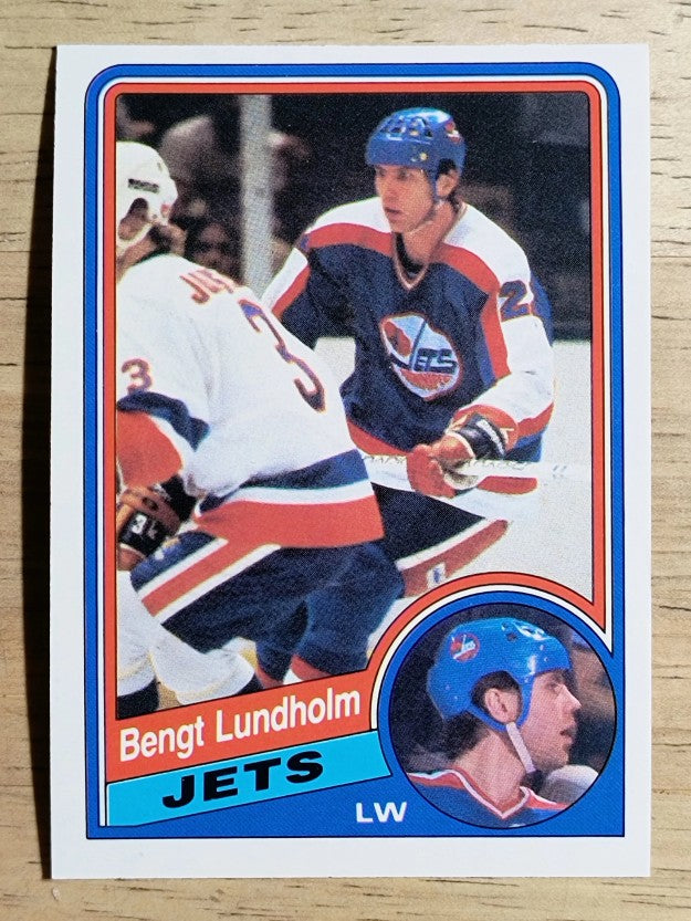 1984-85 O-Pee-Chee #341 Bengt Lundholm