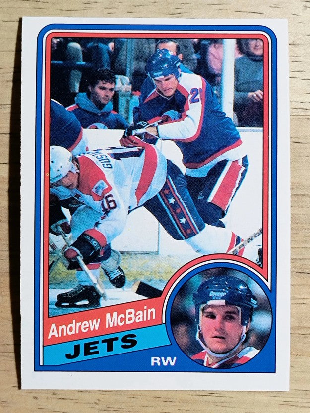 1984-85 O-Pee-Chee #343 Andrew McBain RC