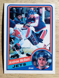 1984-85 O-Pee-Chee #343 Andrew McBain RC