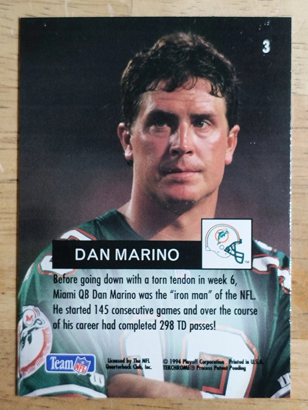 1994 Playoff #3 Dan Marino
