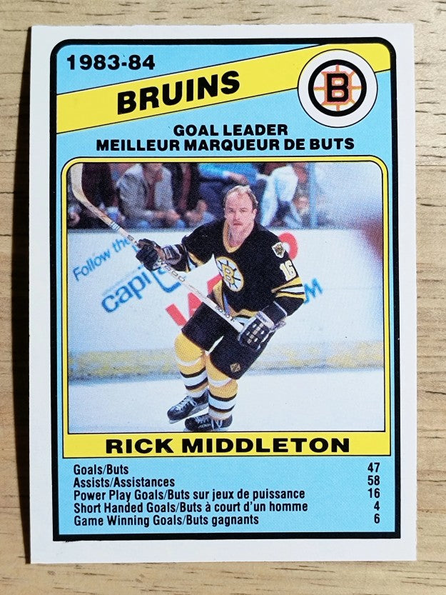 1984-85 O-Pee-Chee #352 Rick Middleton SL