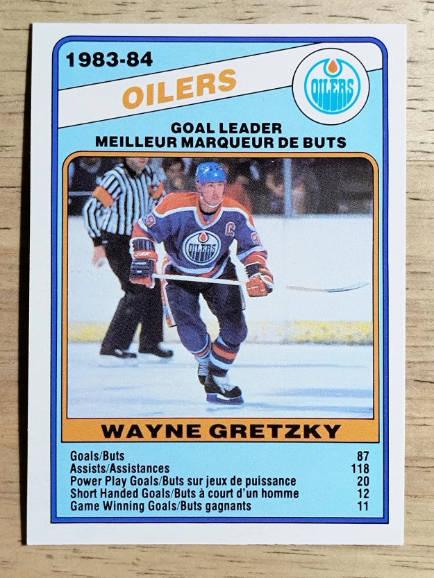 1984-85 O-Pee-Chee #357 Wayne Gretzky TL