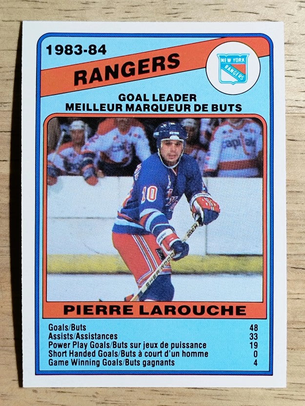 1984-85 O-Pee-Chee #363 Pierre Larouche SL