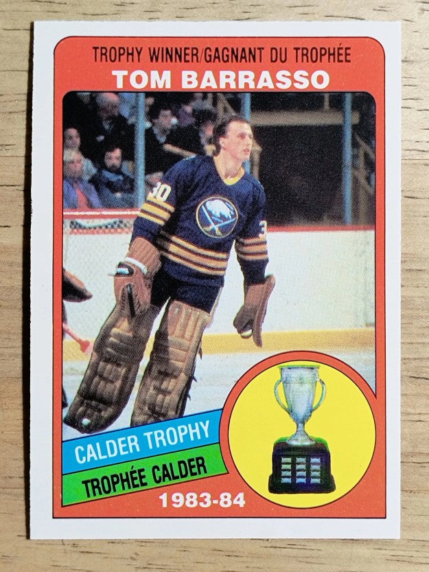 1984-85 O-Pee-Chee #375 Tom Barrasso Calder