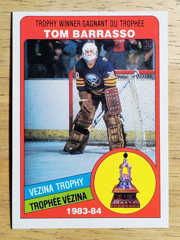 1984-85 O-Pee-Chee #379 Tom Barrasso Vezina