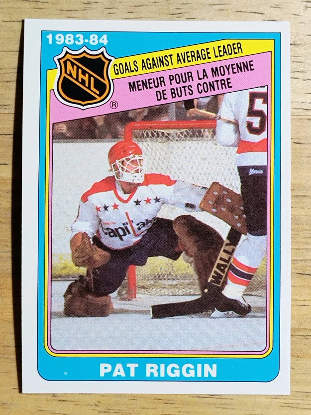 1984-85 O-Pee-Chee #386 Pat Riggin LL