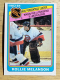 1984-85 O-Pee-Chee #387 Rollie Melanson LL