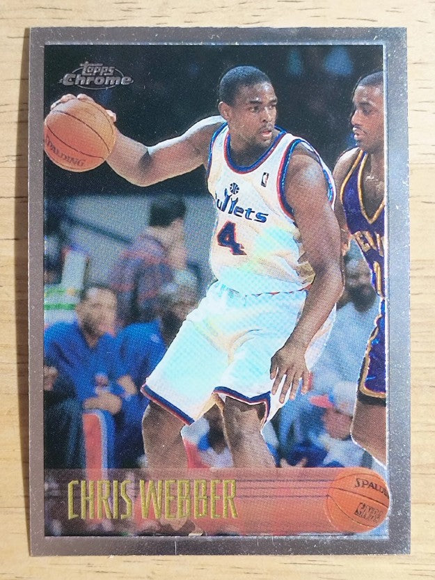 1996-97 Topps Chrome #4 Chris Webber
