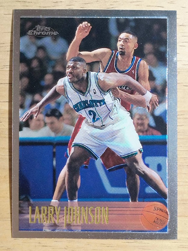1996-97 Topps Chrome #24 Larry Johnson