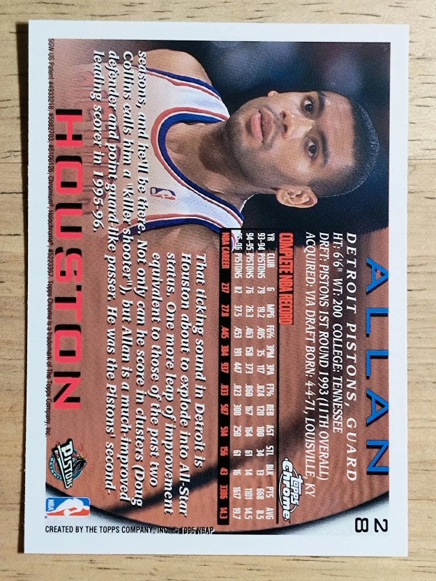 1996-97 Topps Chrome #28 Allan Houston