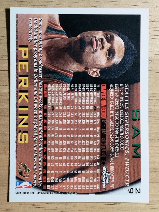 1996-97 Topps Chrome #29 Sam Perkins