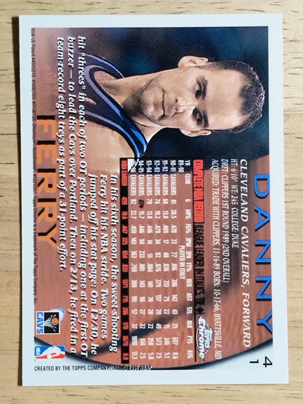 1996-97 Topps Chrome #41 Danny Ferry