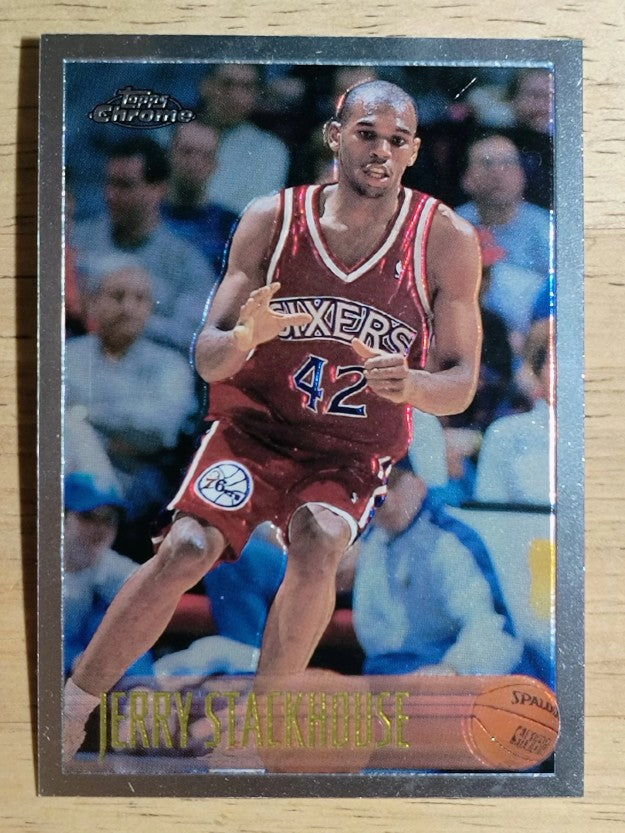 1996-97 Topps Chrome #42 Jerry Stackhouse