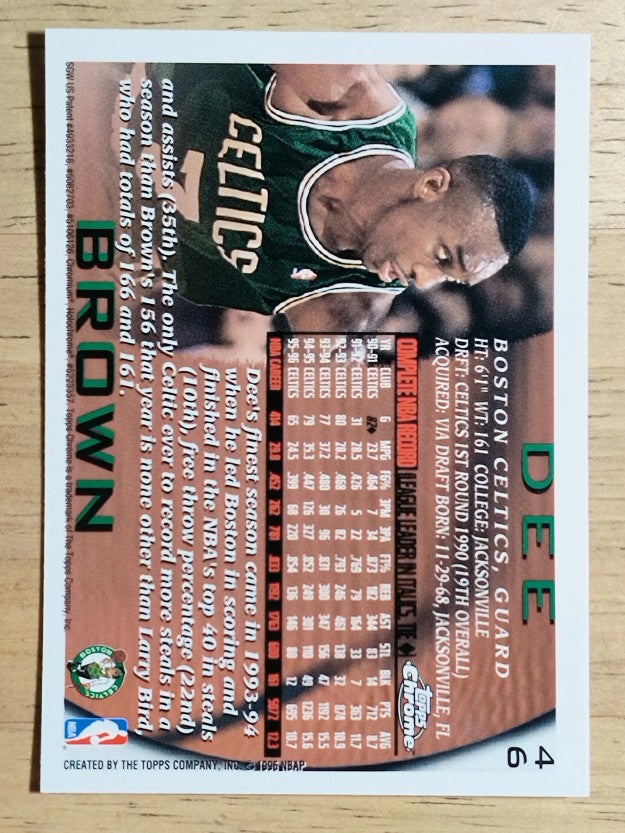 1996-97 Topps Chrome #46 Dee Brown
