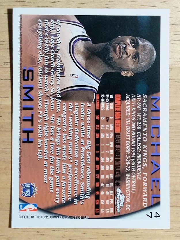 1996-97 Topps Chrome #47 Michael Smith