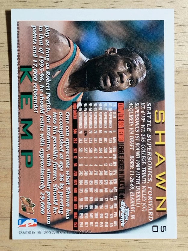 1996-97 Topps Chrome #50 Shawn Kemp