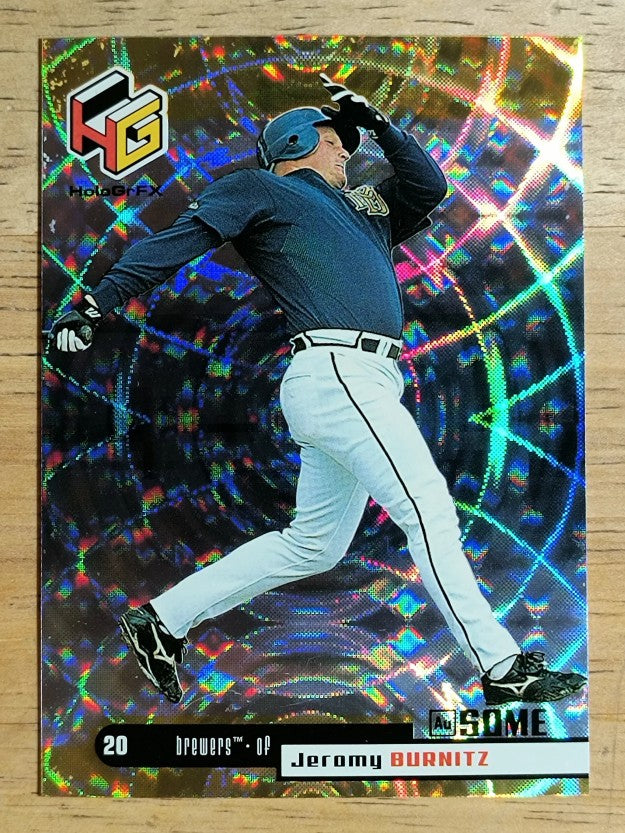 1999 Upper Deck HoloGrFX AuSOME #32 Jeromy Burnitz