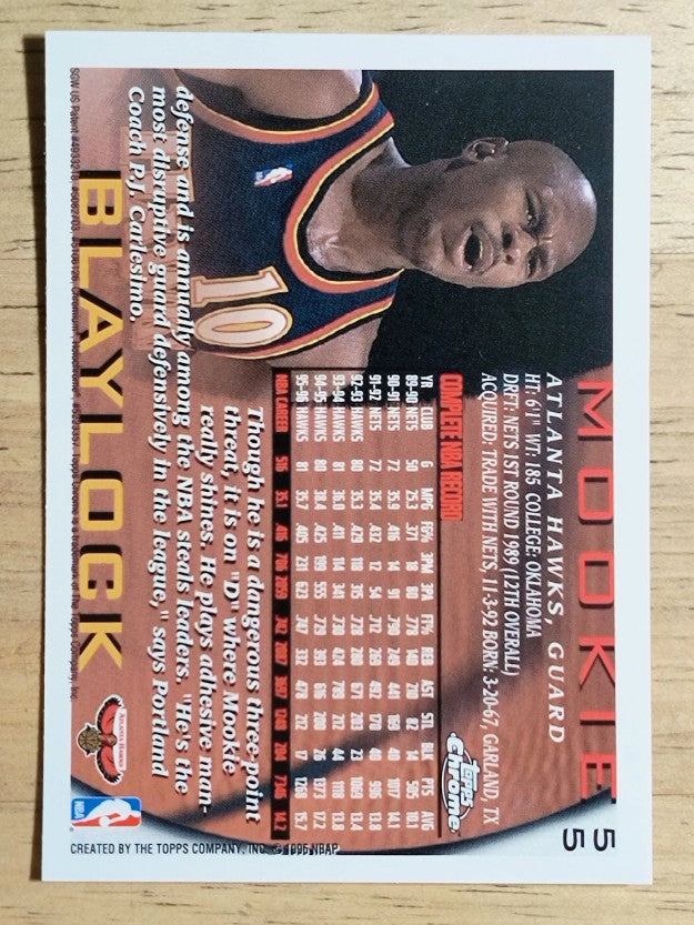 1996-97 Topps Chrome #55 Mookie Blaylock