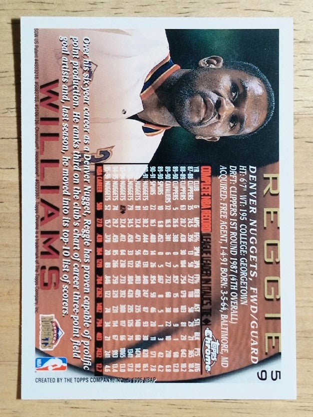 1996-97 Topps Chrome #59 Reggie Williams