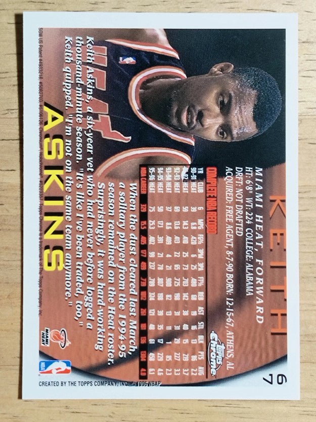 1996-97 Topps Chrome #67 Keith Askins