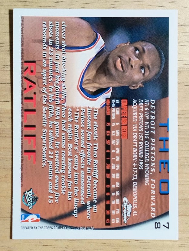 1996-97 Topps Chrome #78 Theo Ratliff