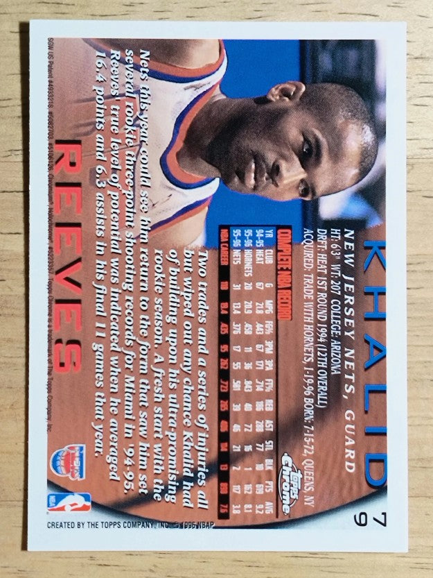 1996-97 Topps Chrome #79 Khalid Reeves