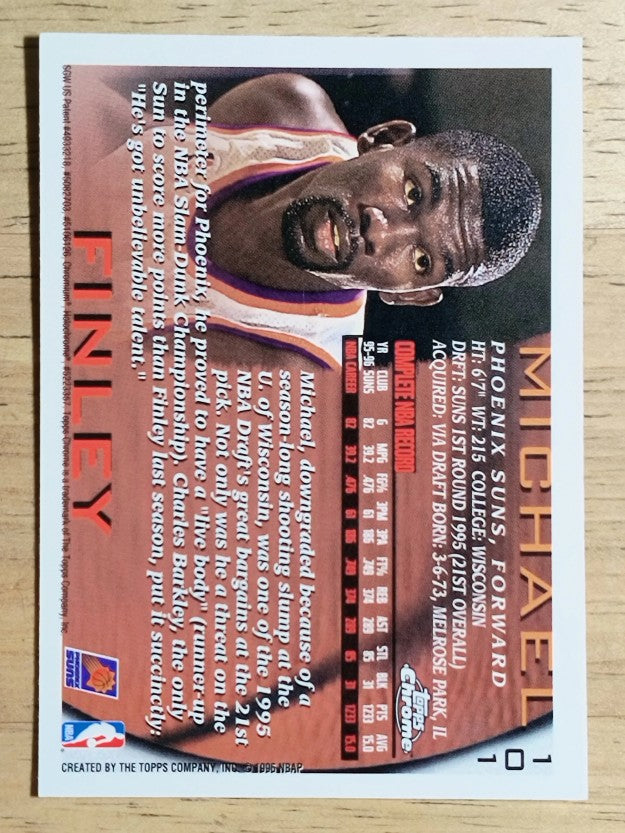 1996-97 Topps Chrome #101 Michael Finley