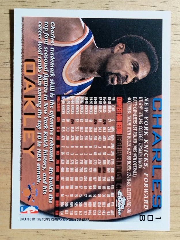 1996-97 Topps Chrome #108 Charles Oakley