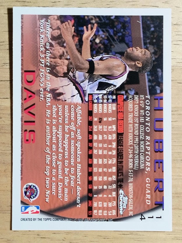 1996-97 Topps Chrome #114 Hubert Davis