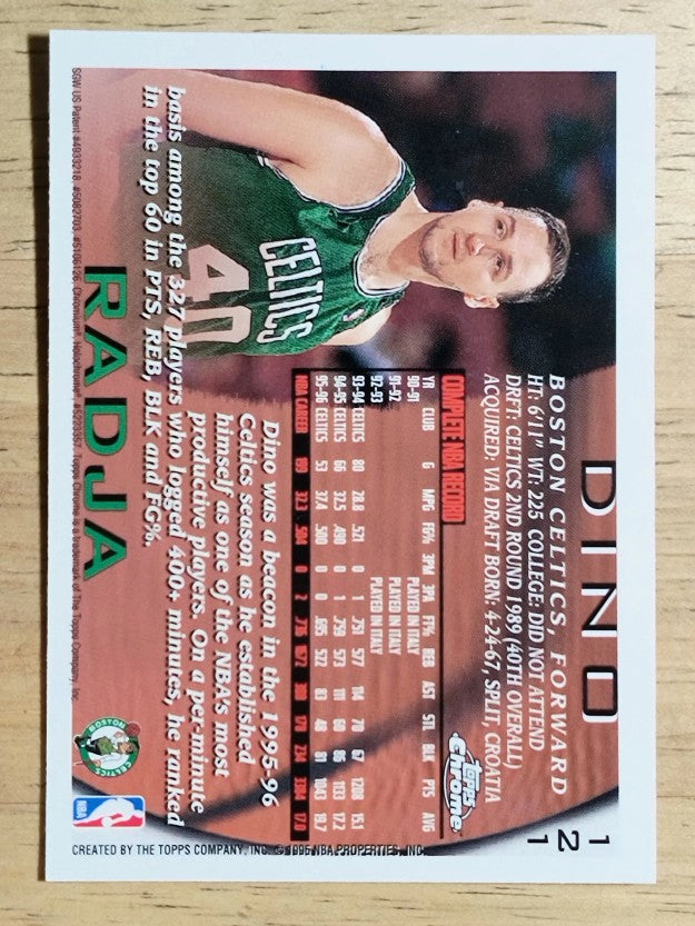 1996-97 Topps Chrome #121 Dino Radja