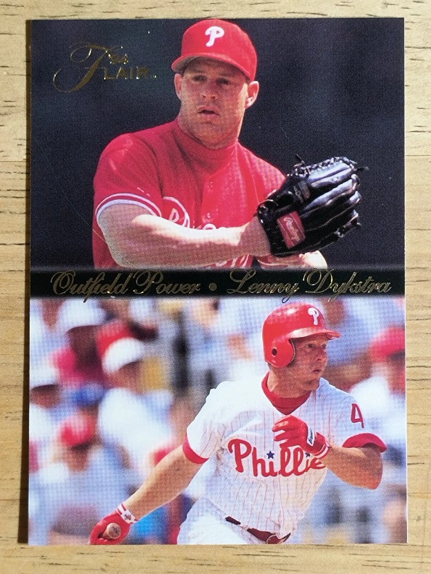 1994 Flair Outfield Power #4 Lenny Dykstra