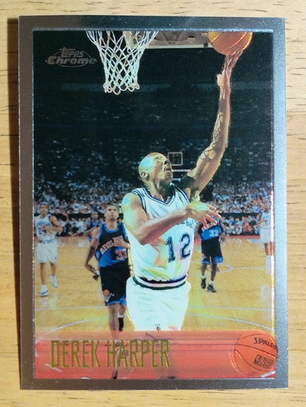 1996-97 Topps Chrome #144 Derek Harper