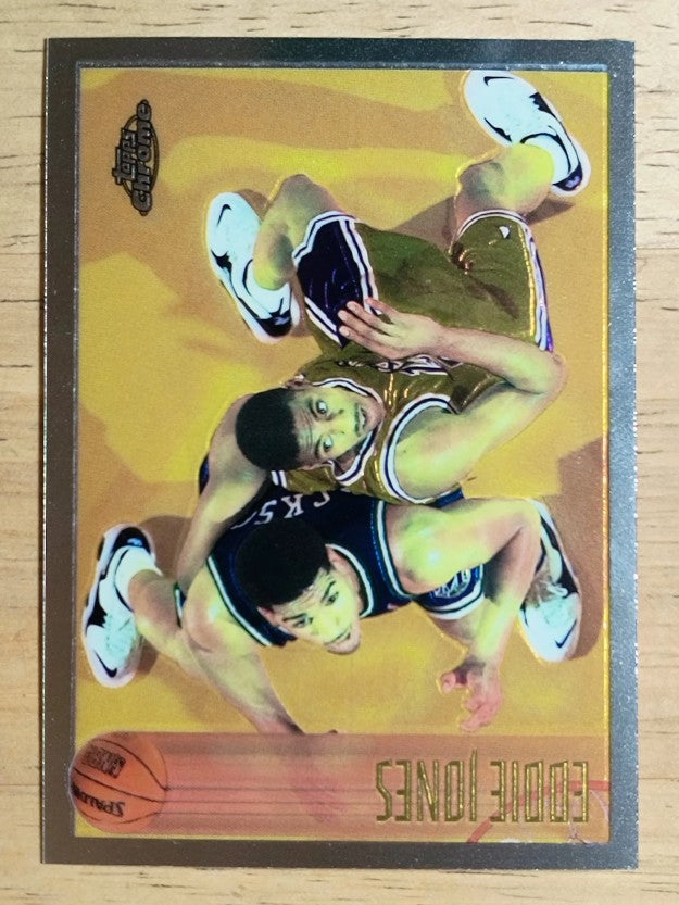 1996-97 Topps Chrome #151 Eddie Jones